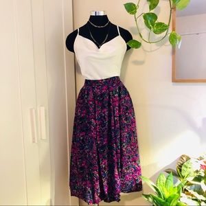 Vintage Worthington Floral Skirt